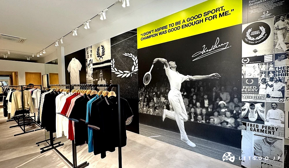 御殿場 PREMIUM OUTLETS的FRED PERRY店舖內裝