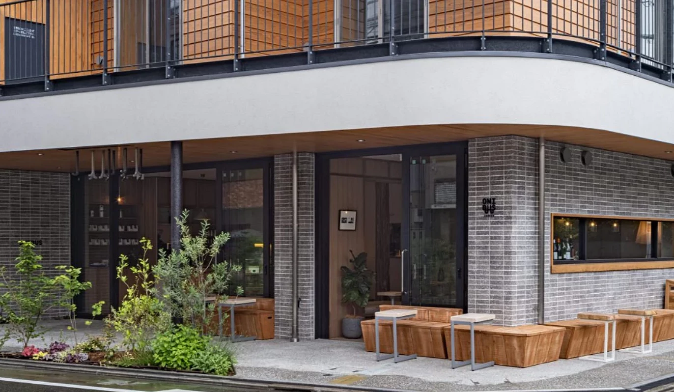 ONIBUS COFFEE 自由が丘店的外观