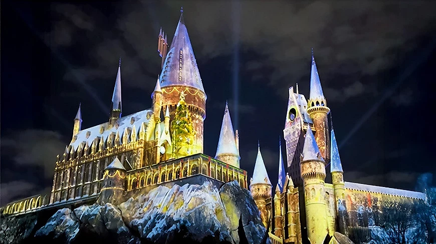 大阪環球影城聖誕燈光秀