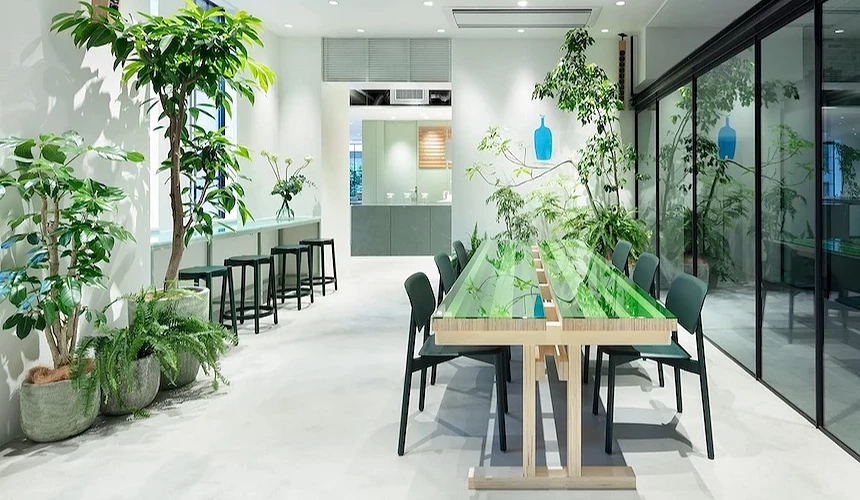 藍瓶咖啡京都木屋町店內裝