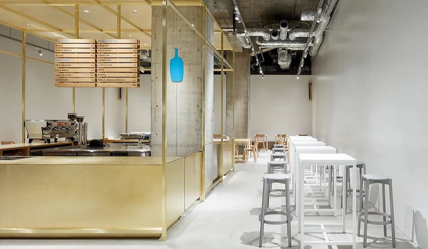 藍瓶咖啡神戶店內裝