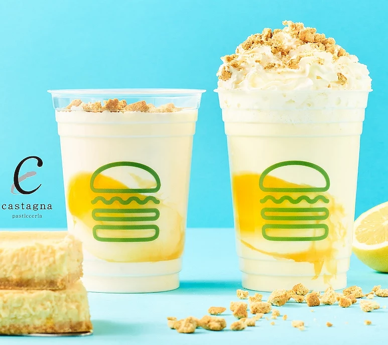 广岛限定柠檬起司蛋糕奶昔