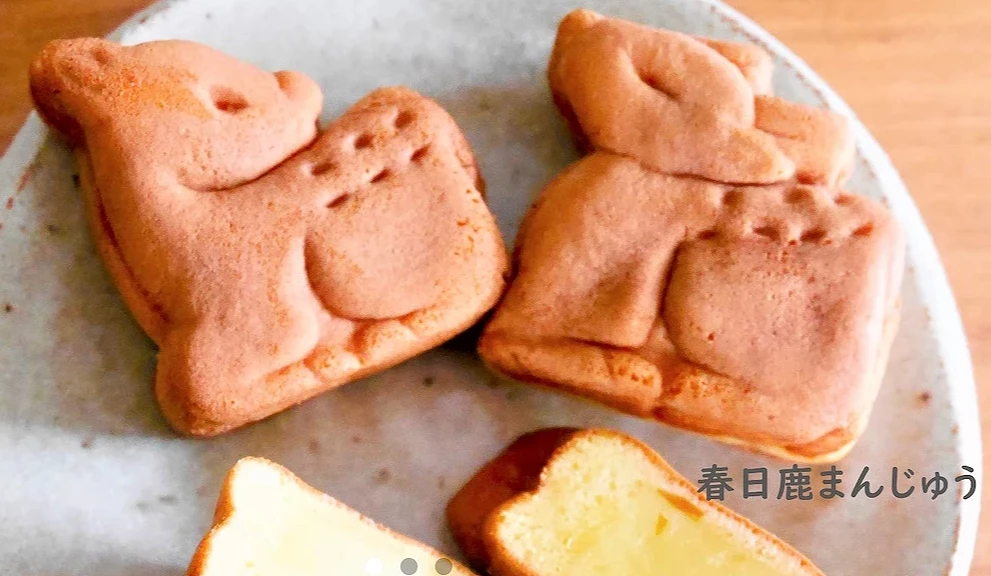 「春日鹿饅頭 KANOKO」,以奈良象徵「小鹿」為造型的「夫婦」組合