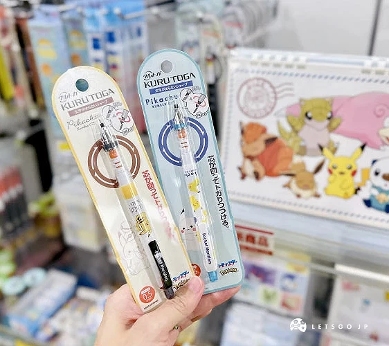 筆桿上有皮卡丘繪圖的自動鉛筆<br>攝影:Angie
