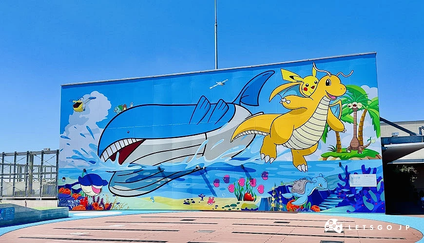 五樓天台的大型寶可夢牆攝影:Angie
