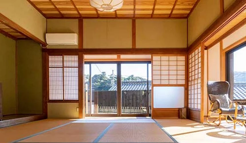 海藏寺鋪有榻榻米的日式房間