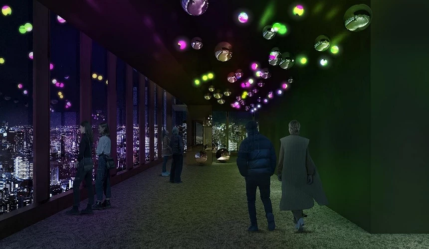 2025 SHIBUYA SKY 冬季点灯屋内展望回廊