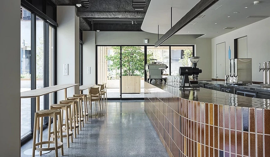 藍瓶咖啡店澀谷店內裝