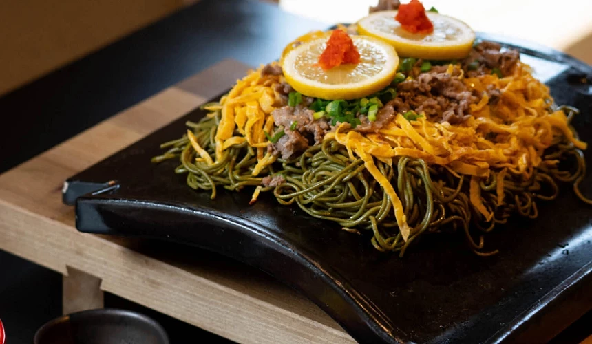 瓦そば 柳屋 長門湯本店