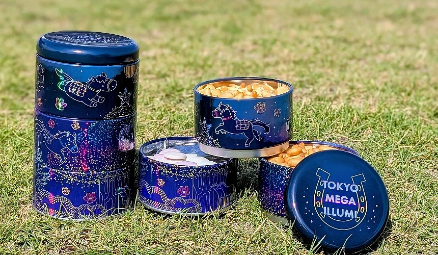 拆开跟合在一起的饼干罐