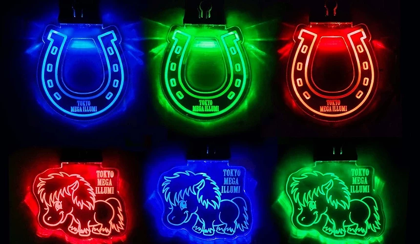 六个发光的钥匙圈