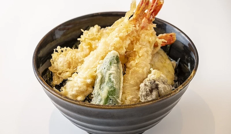 蔬菜、虾子的天妇罗