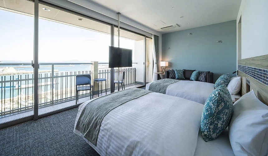 行政海景雙床客房提供:GOTO TSUBAKI HOTEL