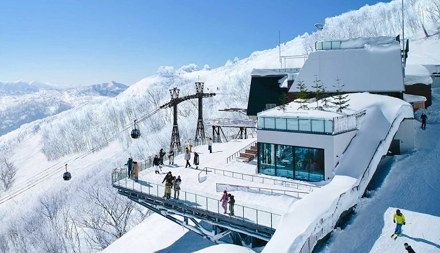 北海道星野TOMAMU度假村内的滑雪坡道