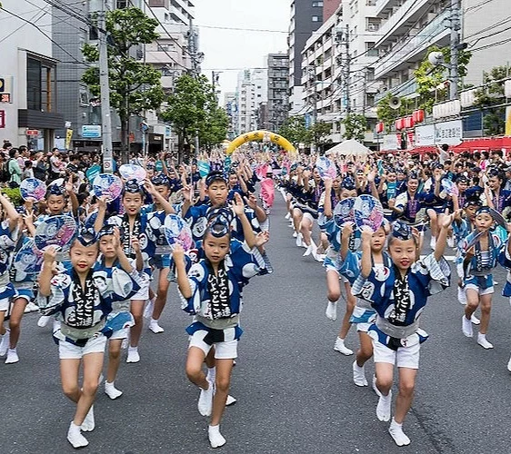 阿波舞的舞蹈與服裝 孩童舞