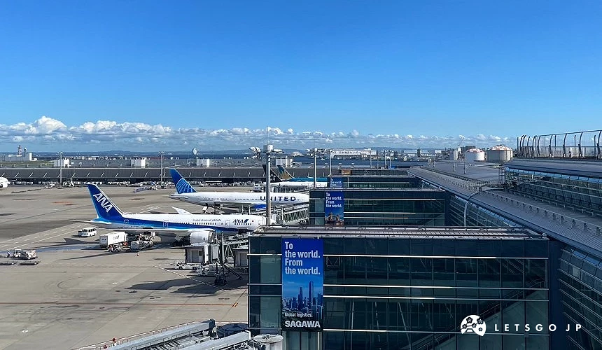 羽田機場第三航廈觀景台視角