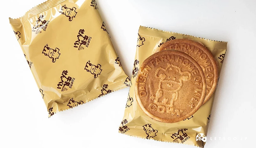 鳥取牛乳仙貝內容物