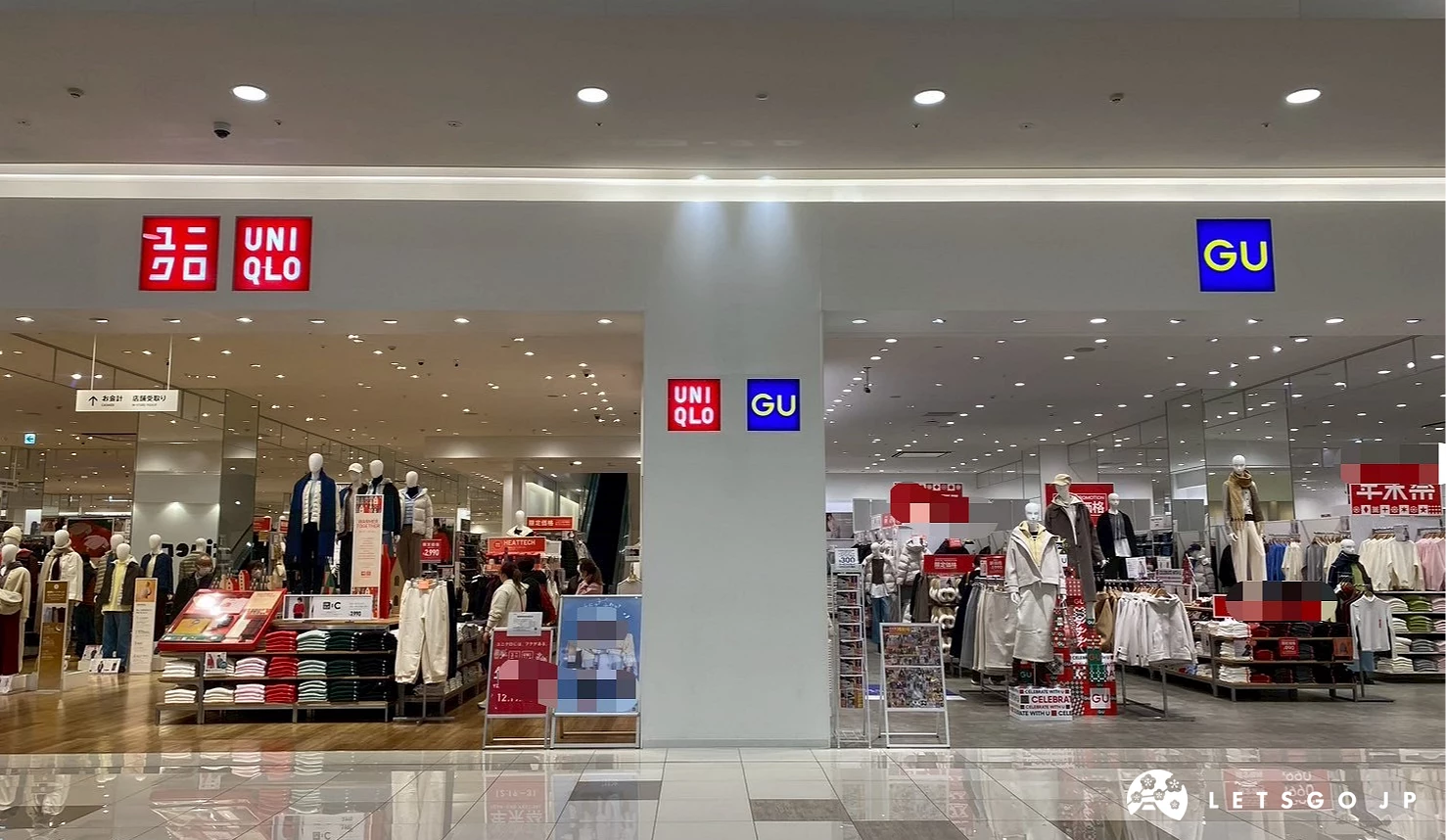 「UNIQLO」與「GU」外觀