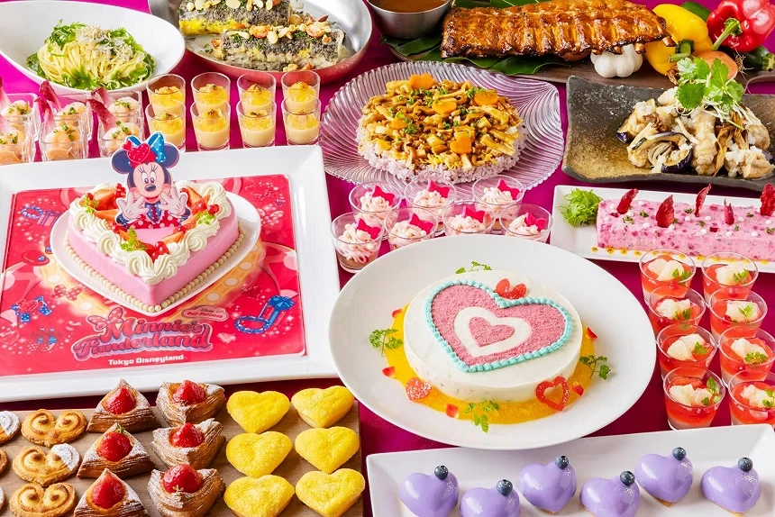 米妮的甜点与粉嫩的轻食