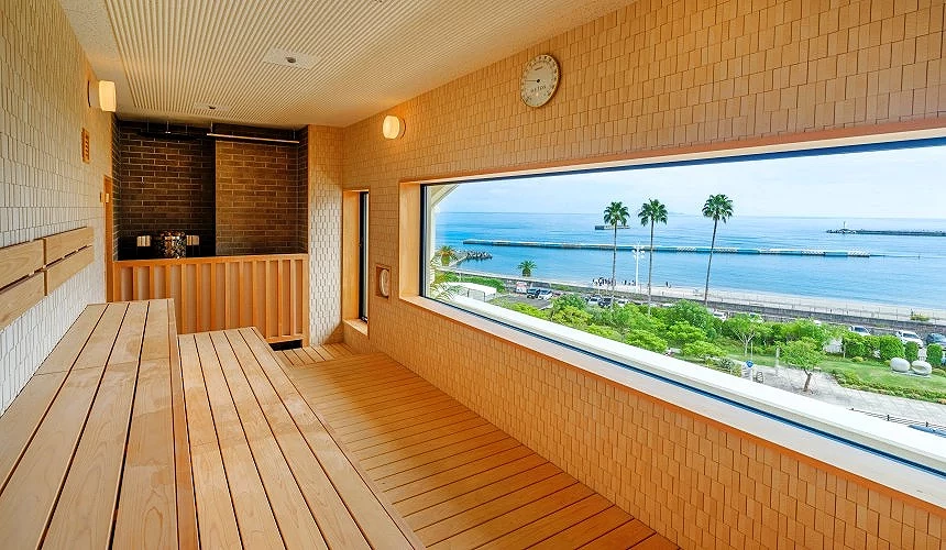 可以看到無敵海景的桑拿間