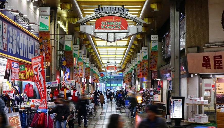 蒲田 sunrise 商店街