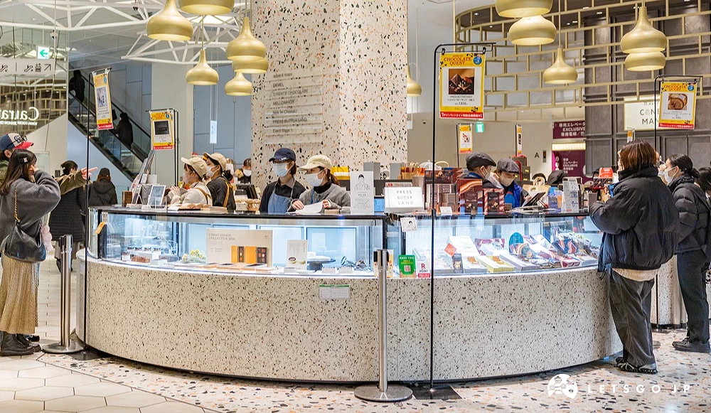 PRESS BUTTER SAND店鋪外觀