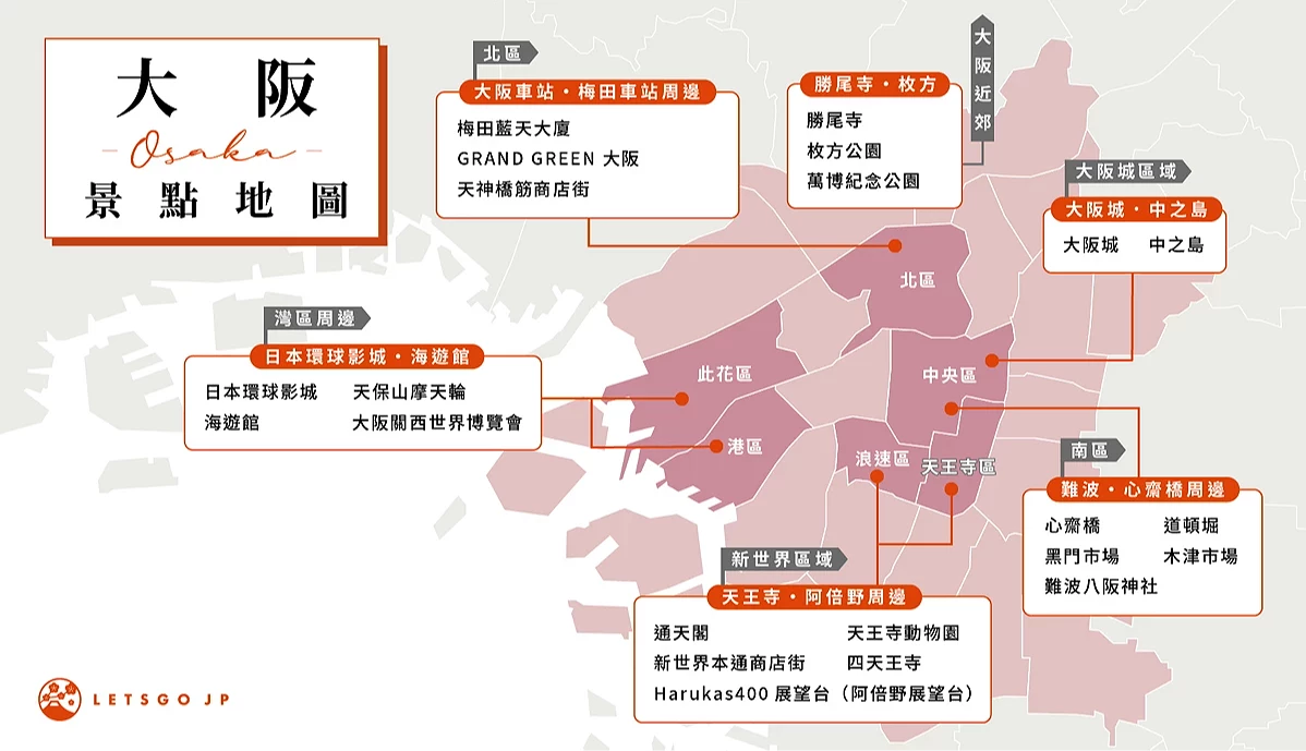 20260330版本大阪景點地圖