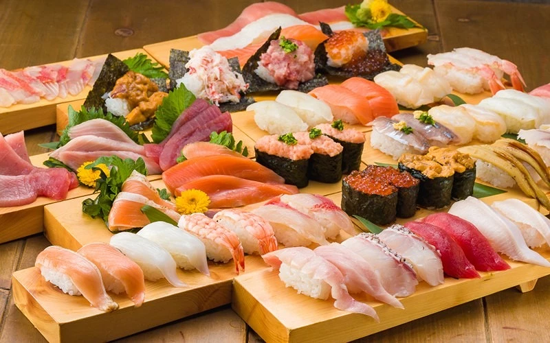 日本東京秋葉原東京壽司酒場フジヤマ綜合壽司拼盤