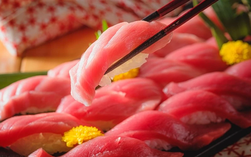 日本東京秋葉原東京壽司酒場フジヤマ鮪魚壽司