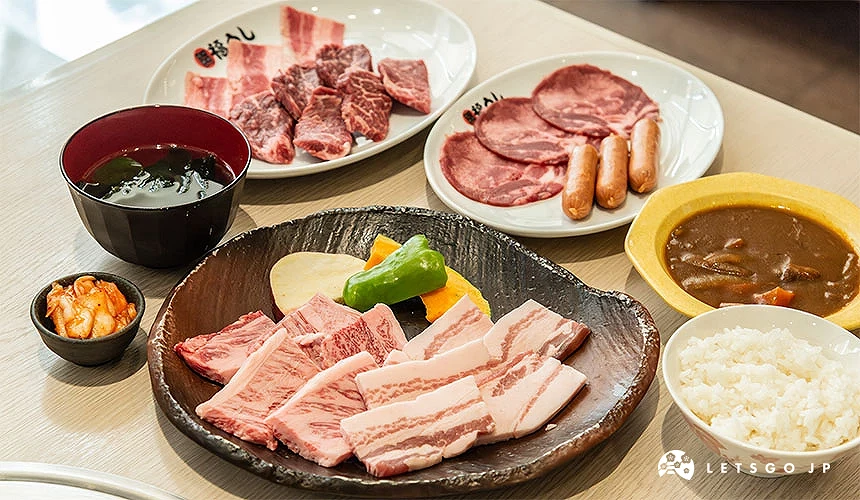 燒肉店「福USHI」中午套餐