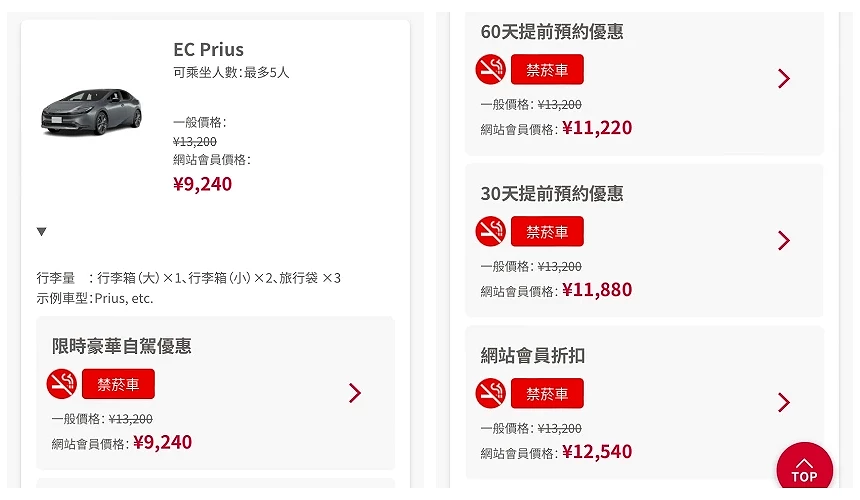 網站優惠說明