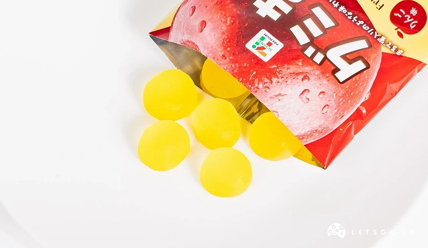 黄色的圆形软糖
