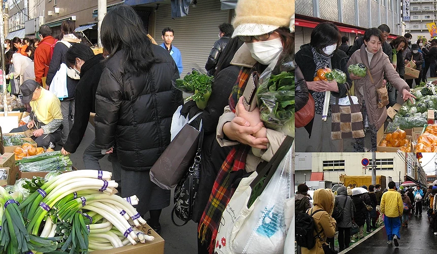 现今仙台朝市的样貌依旧十分热闹