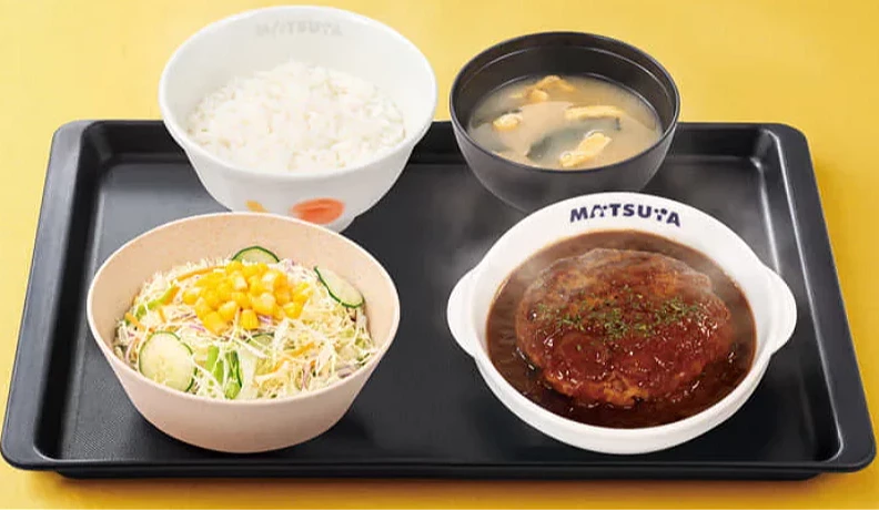 松屋汉堡排定食