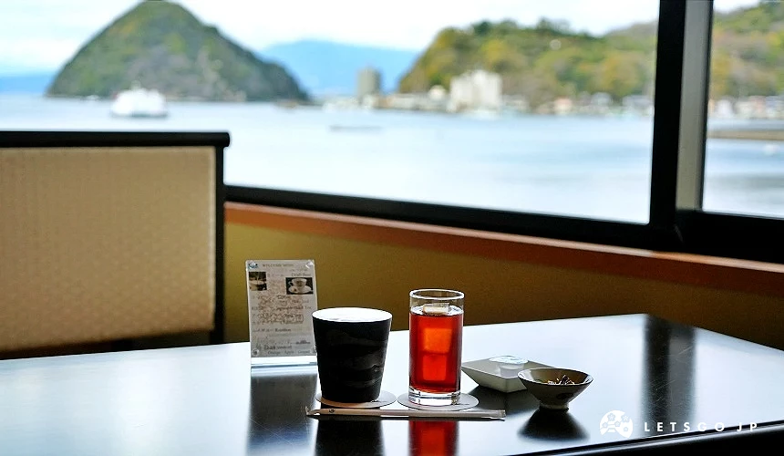 駿河灣前享用迎賓飲品