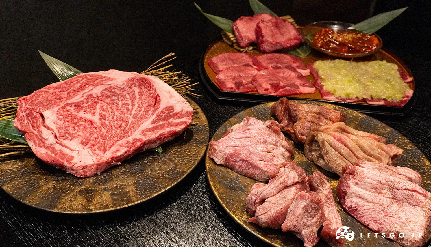 燒肉「一心たん助」的牛舌吃到飽提供多種牛舌、和牛選擇