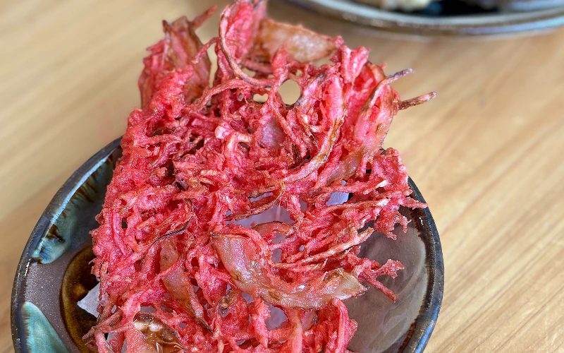 日本沖繩的玉城天婦羅玉城天ぷら的炸物
