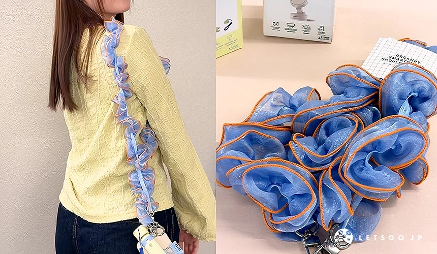 薄纱水母手机挂绳
