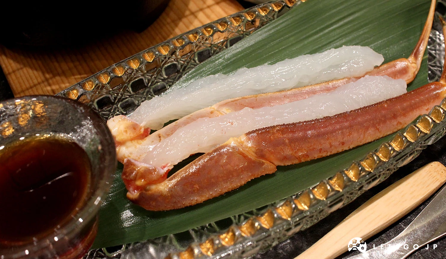 兩條「三國越前蟹」蟹刺身