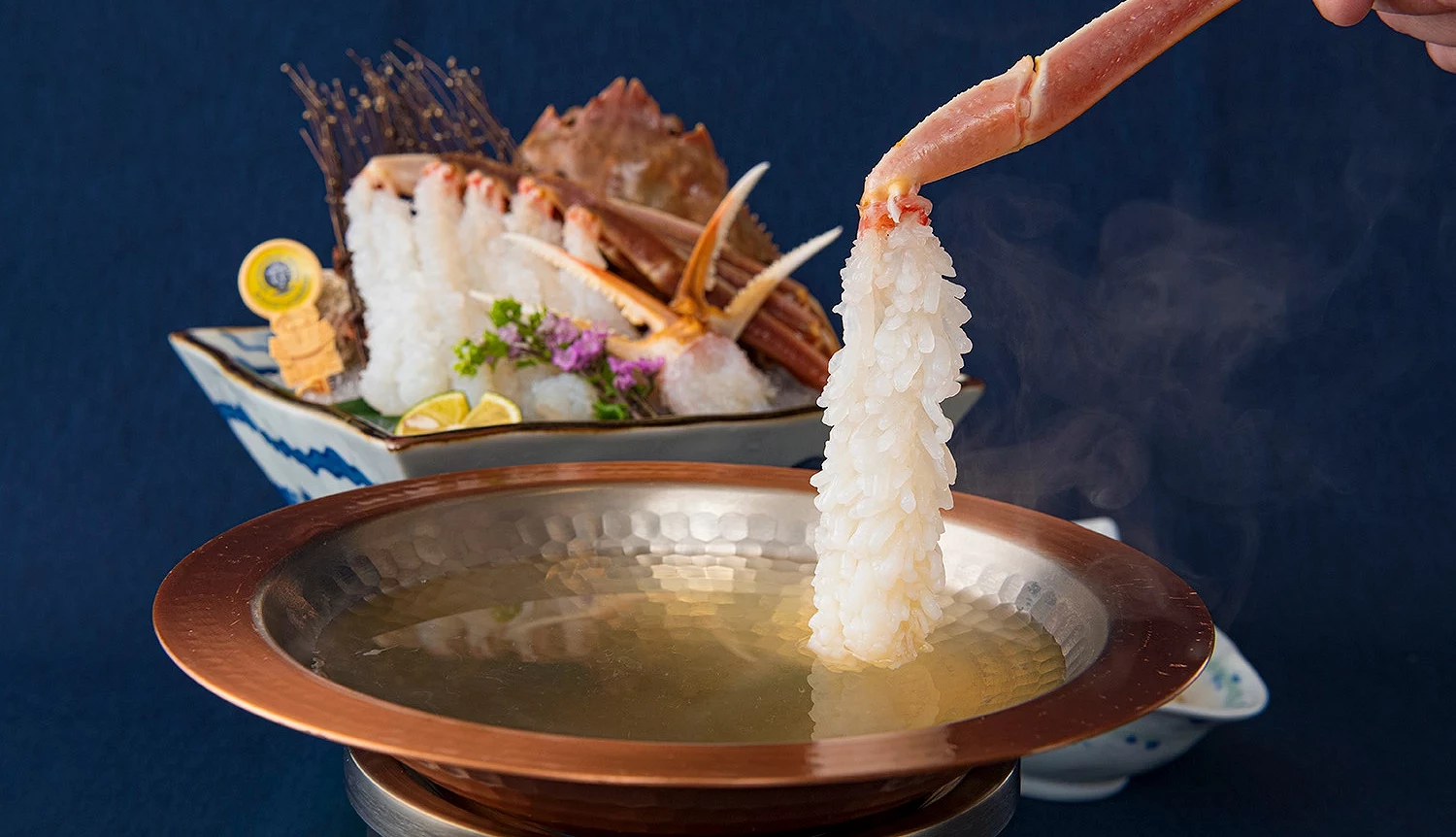 「特上御膳」的螃蟹涮涮鍋