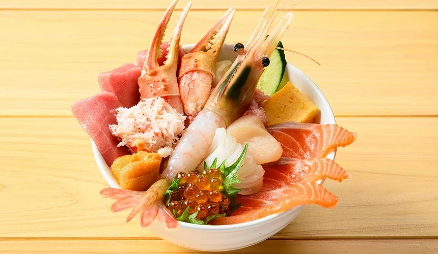 特上版「小樽朝市丼」