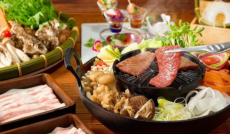 燒肉食材與涮涮鍋