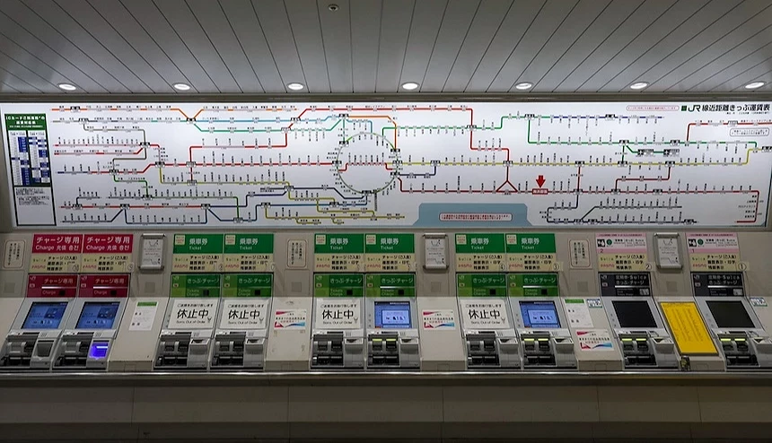 日本電車售票機