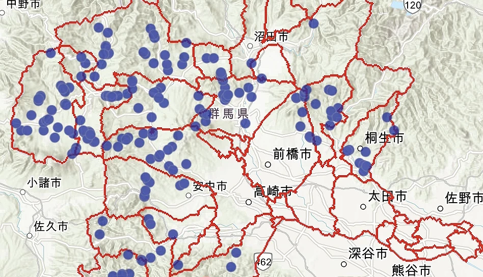 2026年群马县熊出没地图