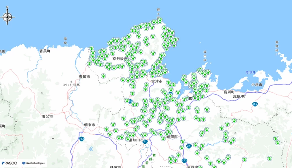2026年京都府熊出没地图