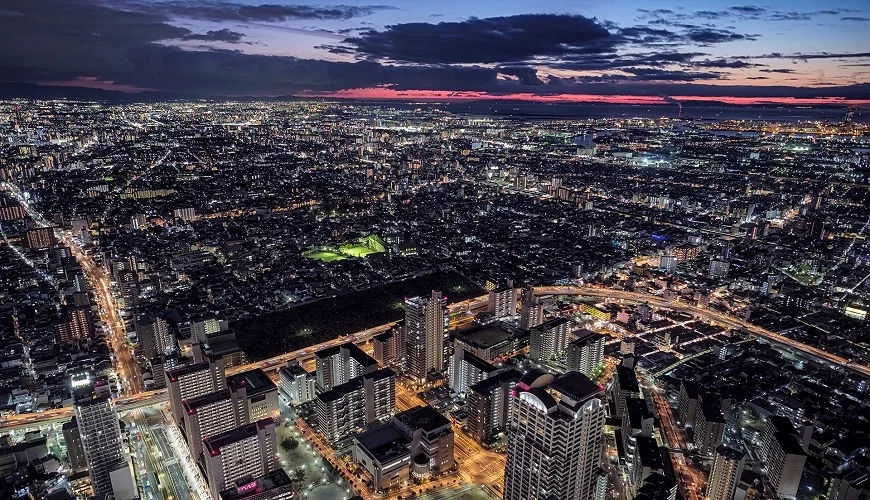 魔幻时刻的夜景