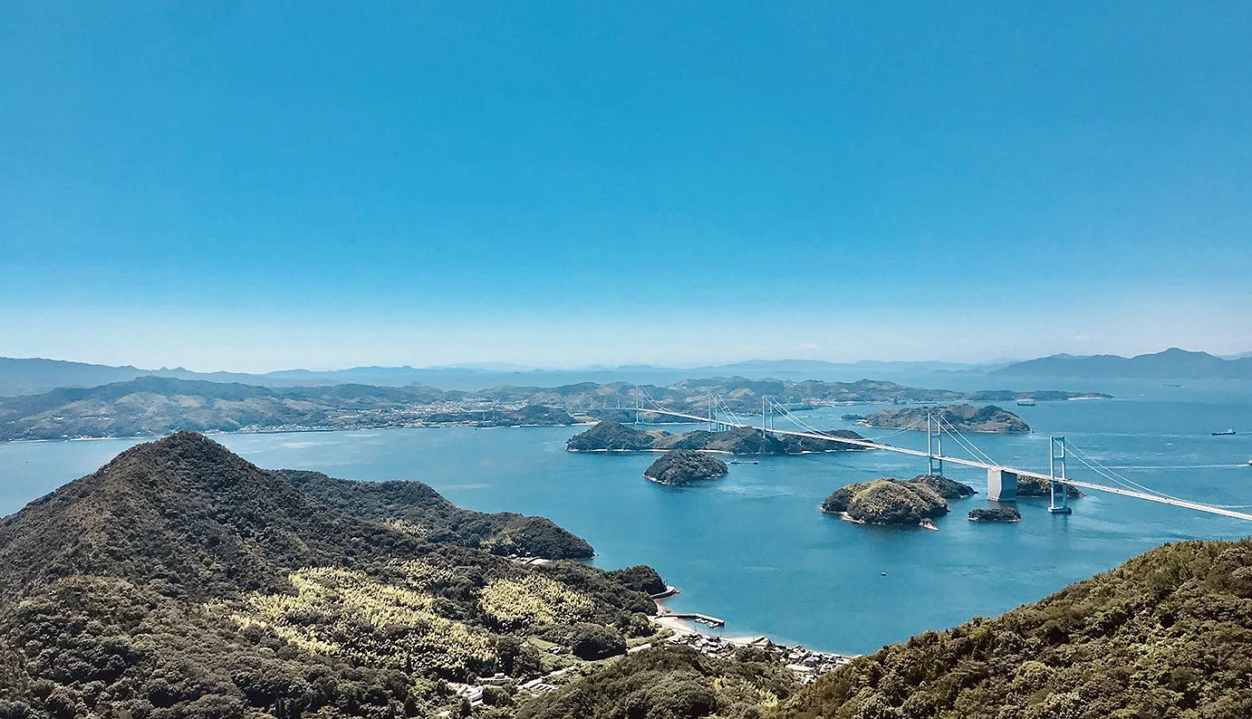 岛波海道俯瞰景色